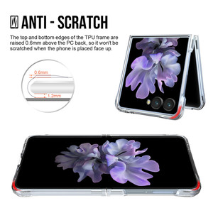 Étui de téléphone transparent en PC rigide mince pour Samsung <span class=keywords><strong>Galaxy</strong></span> <span class=keywords><strong>Z</strong></span> Flip7 <span class=keywords><strong>Flip</strong></span> 7 <span class=keywords><strong>Z</strong></span> Flip7 6 5 4 <span class=keywords><strong>3</strong></span> 2 <span class=keywords><strong>Coque</strong></span> de protection antichoc pour téléphone - Product Image 5