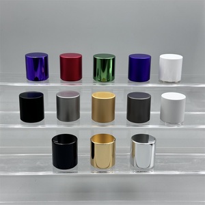 Tapa de perfume magnética de aluminio negro mate de gama alta de 15mm <span class=keywords><strong>13</strong></span>/15FEA tapón de botella de alta calidad para botellas y embalaje - Product Image 5