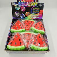 Jouet Squishy Pastèque, Anti-stress à Remontée Lente, Décompression Sensorielle, Jouet à Presser pour Soulager le Stress