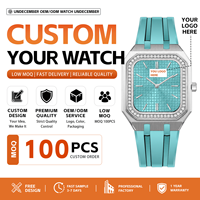 Créez votre propre marque de montres, montre-bracelet à quartz en acier inoxydable, logo personnalisé, marque privée, fabricant OEM, faible MOQ