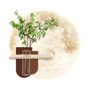 Dipinto di cristallo 3D dipinto di porcellana idroponica pianta verde ha condotto la pittura leggera moderna della parete del fondo della parete del salone - Product Image 6