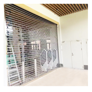 <span class=keywords><strong>Porte</strong></span> à enroulement transparente en cristal de Guangzhou, <span class=keywords><strong>porte</strong></span> à enroulement en aluminium, portes à enroulement transparentes pour magasins - Product Image 2