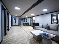 Conteneur pliable et extensible de 40 pieds, maison mobile préfabriquée moderne de 2 à 4 chambres pour usage résidentiel extérieur, hôtel, villa
