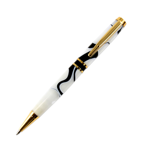 Kits de fabricación de bolígrafos de autoensamblaje RTS Torno Legacy Nuevo en blanco DIY Barriles de latón Twist <span class=keywords><strong>Gaby</strong></span> Pen Kits Torneado de madera - Product Image 1