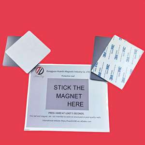 Kit de plaques magnétiques adhésives en caoutchouc pour cadres photo, autocollants magnétiques, support mural pour affiches métalliques par sublimation - Product Image 1