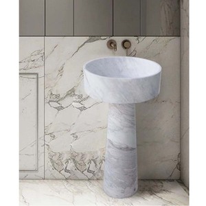 อ่างล้างหน้าหินอ่อนสีดำขัดเงา - Product Image 3