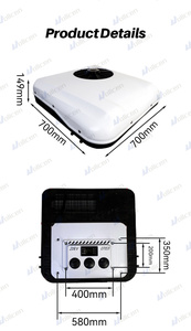 Aire Acondicionado Universal de 12V 24V para Autos, Camiones, Autocaravanas y Caravanas, Sistema de Aire Acondicionado de Techo a Bajo <span class=keywords><strong>Precio</strong></span> - Product Image 5