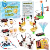 Kits Scientifiques Robotiques de Dessin Animé à Faire Soi-Même pour Enfants de 7 à 12 Ans, Jouets Éducatifs STEM avec Expériences