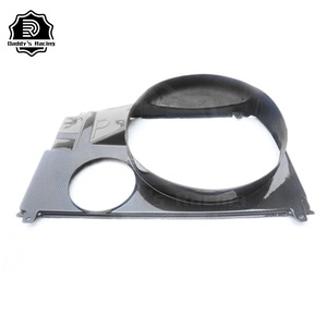 Cubierta de ventilador de radiador de fibra de carbono para coche, ajuste Interior de ajuste para 1993-1998 <span class=keywords><strong>Supra</strong></span> MK4 DD - Product Image 2