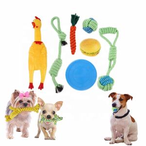 Confezione di <span class=keywords><strong>agnello</strong></span> 10/8/7 giocattoli per <span class=keywords><strong>cani</strong></span> striduli e giocattoli da masticare in peluche e corda per <span class=keywords><strong>cani</strong></span>, graziosi accessori per animali domestici per cuccioli - Product Image 2