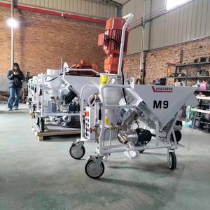 NoBoWan 380V Mesin Semprot <span class=keywords><strong>Mortar</strong></span> Gypsum Handal dengan Motor Pompa, <span class=keywords><strong>Hopper</strong></span> 115L, Pengangkutan Vertikal 20m/Horizontal 40m, Daya 5.5kW - Product Image 6