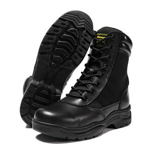 Hanagal OEM ODM Tendencia personalizada Alta calidad Senderismo al aire libre Impermeable Hombres Botas <span class=keywords><strong>de</strong></span> <span class=keywords><strong>combate</strong></span> táctico Negro - Product Image 2