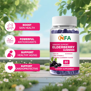 Suplemento de Extracto de Vitamina C Personalizado, Mejora la Salud de la Piel y Contiene Potentes Antioxidantes, Gomitas de Baya del Saúco - Product Image 5