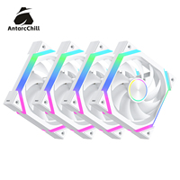Kipas Pendingin Komputer AntarcChill Factory 120mm Center CD Texture Fan Aliran Udara Tinggi Bantalan Hidrolik Kebisingan Rendah ARGB