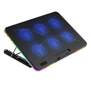 Coussin de refroidissement <span class=keywords><strong>pour</strong></span> <span class=keywords><strong>ordinateur</strong></span> <span class=keywords><strong>portable</strong></span> Great Roc Gaming avec <span class=keywords><strong>support</strong></span> <span class=keywords><strong>pour</strong></span> téléphone 6 ventilateurs de refroidissement coussin de refroidissement <span class=keywords><strong>pour</strong></span> <span class=keywords><strong>ordinateur</strong></span> <span class=keywords><strong>portable</strong></span> RGB coussin de refroidissement <span class=keywords><strong>pour</strong></span> ventilateur d'<span class=keywords><strong>ordinateur</strong></span> <span class=keywords><strong>portable</strong></span> 15.6 pouces - Product Image 3