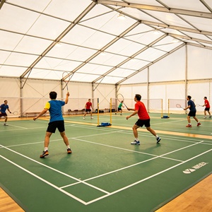 Tente de sport professionnelle pour compétitions, structure en aluminium robuste, salle de sport temporaire intérieure - Product Image 1