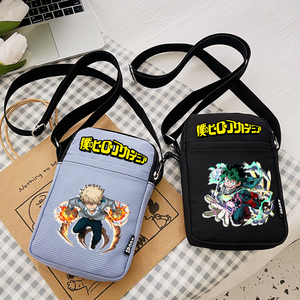 Bolso de Mano con Cremallera <span class=keywords><strong>My</strong></span> <span class=keywords><strong>Hero</strong></span> <span class=keywords><strong>Academia</strong></span>, Cartera, Monedero, Bolsa de Dulces Midoriya Izuku Todoroki Shoto, Bolso Bandolera Bakugo, Regalo de Cumpleaños - Product Image 3