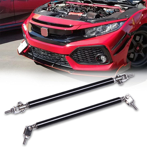 2 buah dapat disesuaikan 8 "-11" bemper depan Lip Splitter <span class=keywords><strong>Diffuser</strong></span> Strut Rod Tie bar Splitter Support Rod kompatibel dengan kebanyakan kendaraan - Product Image 5