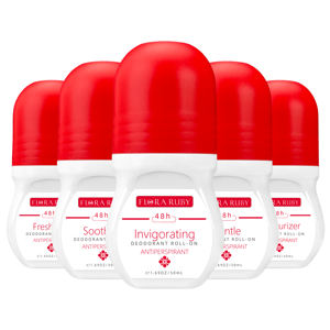 โรลออนระงับกลิ่นกาย FLORARUBY 48 ชม. ป้องกันเหงื่อ 5 กลิ่นให้เลือก รับผลิตแบบ OEM/ODM รับออเดอร์จำนวนมากสำหรับตลาดโลก - Product Image 5