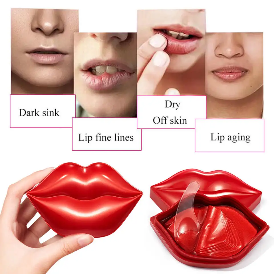OEM personalizado Venta caliente Hydrates Colenge Hidratar Lip Plumper Brighten Cherry Lip Mask 60g