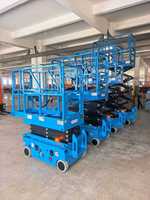 300kg 3,9m Mini Elektrische Hydraulische Scherenhebebühne Tragbare Mobile Arbeitsbühne Kleine Hebevorrichtung