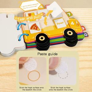 Livre de puzzle pour enfants, idéal pour l'apprentissage en déplacement, préscolaire, maternelle, comptage des nombres de 1 à 10 - Product Image 6