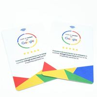 Kartu Ulasan Google Khusus GSC dengan NFC untuk Media Sosial