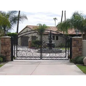Гриль для ограждения, металлический Железный алюминиевый забор, ограждение для сада, решетка и ворота, черный/белый/золотистый цвет, SGS / BV