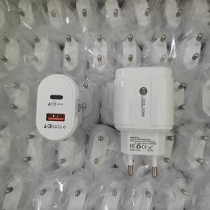 Adaptateur de chargeur mural double port USB-A+C Type-C 20W PD+QC3.0 avec sortie 9V/2A pour appareils électriques et appareil photo - Product Image 6