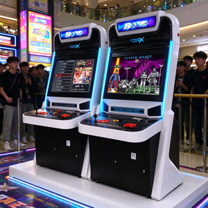Machine d'arcade verticale pour deux joueurs, jeu de combat avec écran LCD, pour salle de jeux à domicile, bar, club et centre de divertissement familial - Product Image 2