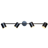 Lustres et lampes suspendues d'intérieur à rail fixe à 4 lumières de style nordique pour chambre et salon