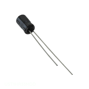 ตัวเก็บประจุแบบ Through Hole 0.33 ยูเอฟ อลูมิเนียม 0.33UF 20% 50V แบบ Radial UST1HR33MDD - Product Image 1
