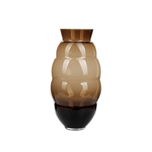 Vaso in <span class=keywords><strong>Vetro</strong></span> Sfumato Blu a Onde, Vaso Decorativo per Fiori, <span class=keywords><strong>Centrotavola</strong></span> <span class=keywords><strong>Moderno</strong></span> per Soggiorno - Product Image 4