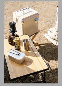 13L Modern PP Outdoor Portable Insulated Cooler <b>Box</b> for Wine & Cans Car Camping Iron Bucket with Ice Block - Product Image 4