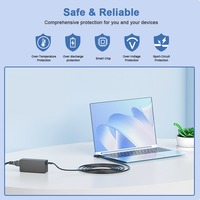 Chargeur PC Portable 65W, Adaptateur Multi-Interface avec Services Interchangeables, Disponible sur le Marché Mondial pour Lenovo 4.5*3.0mm et Autres Modèles