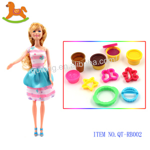 DIY แฟชั่นตุ๊กตาพลาสติก PVC สวยงามสำหรับเด็กผู้หญิงที่มีเมือกและชุดแม่พิมพ์ตุ๊กตามอลลี่ - Product Image 2