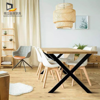 Socles de table de cuisine modernes et personnalisables, pieds en fonte et acier pour banc, table basse, table à manger, table en métal, qualité garantie, longue durée de vie