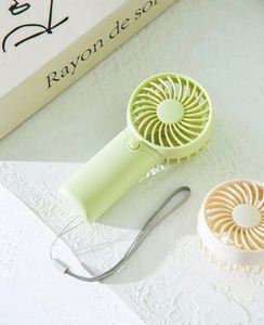 Portable Handheld Strong Wind Super Quiet Rechargeable <b>Mini</b> Fan With Lanyard for Summer - Product Image 4