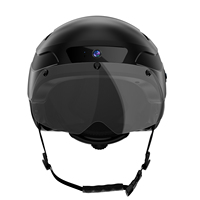 Casque de vélo intelligent avec caméra et audio haute définition, design urbain, visière anti-buée, résistant aux chocs, durable