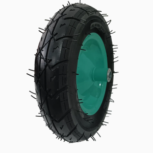 14 인치 3.50-8 Green Edge 공압 휠 새로운 조건 볼 베어링 소매업용 휠체어용 인기 패턴 - Product Image 6