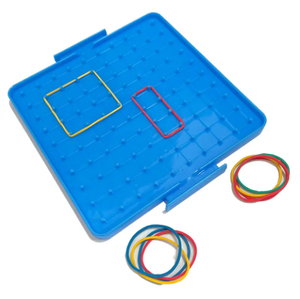 Equipo escolar de matemáticas 16cm X 16cm <span class=keywords><strong>Geoboard</strong></span> de plástico con banda de goma - Product Image 6