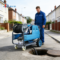 Limpiador de Drenajes Portátil de 380V, Máquina Eléctrica Industrial para Limpiar Tuberías de Baño