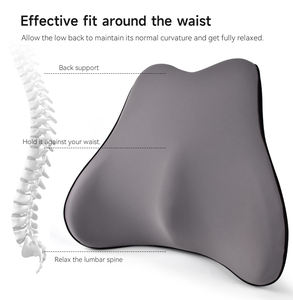 Siège de voiture ergonomique chaise de bureau gel de refroidissement mousse à mémoire coussin de soutien lombaire oreiller dorsal orthopédique <span class=keywords><strong>pour</strong></span> le bas du dos - Product Image 3