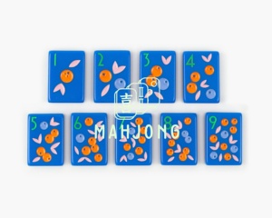 ชุดไพ่นกกระจอกสไตล์อเมริกันสุดหรู วาดลายด้วย<span class=keywords><strong>ม</strong></span>ือ ลายบลูอายแจ็<span class=keywords><strong>ค</strong></span> อะ<span class=keywords><strong>ค</strong></span>ริลิ<span class=keywords><strong>ค</strong></span> เป็น<span class=keywords><strong>ม</strong></span>ิตรกับสิ่งแวดล้อ<span class=keywords><strong>ม</strong></span> ขนาดใหญ่พิเศษ พกพาสะดวก ผ้าใบสี่ชั้น - Product Image 2