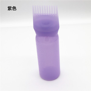 Botella para Tinte de Cabello con Peine para Mezclar Colores, 100g, Plástico, Herramienta para el Cuidado del Cabello en Salón y Hogar - Product Image 4