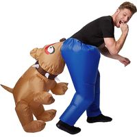 Costume d'Halloween Cosplay Costume de Fête Adultes Gonflable Double Couche Costume Drôle Air Blow up Costume Costume de Fête pour la Fête