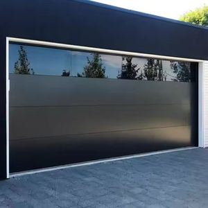 <span class=keywords><strong>Porte</strong></span> <span class=keywords><strong>de</strong></span> <span class=keywords><strong>garage</strong></span> électrique moderne en aluminium noir sans cadre, en verre, étanche, finition <span class=keywords><strong>de</strong></span> qualité supérieure, avec garantie <span class=keywords><strong>de</strong></span> 3 ans pour les maisons - Product Image 3