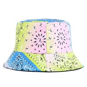 Nouveau femmes cajou fleur Double face pêcheur <span class=keywords><strong>chapeau</strong></span> hommes extérieur parasol toit plat <span class=keywords><strong>chapeau</strong></span> - Product Image 1