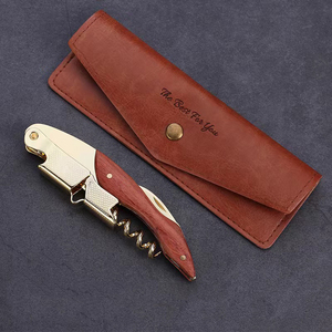<span class=keywords><strong>Tire</strong></span>-<span class=keywords><strong>Bouchon</strong></span> Sinowin en Palissandre Rouge, Ouvre-Bouteille à Vin avec Coffret Cadeau Noir et <span class=keywords><strong>Tire</strong></span>-<span class=keywords><strong>Bouchon</strong></span> Serveurs de Bouteille en Bois en Acier Inoxydable - Product Image 4