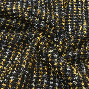 Fashion Custom Yarn-dyed Made Hacci Jacquard Fabric 100%polyester Knitting Hacci Sweater Fabric For Clothing